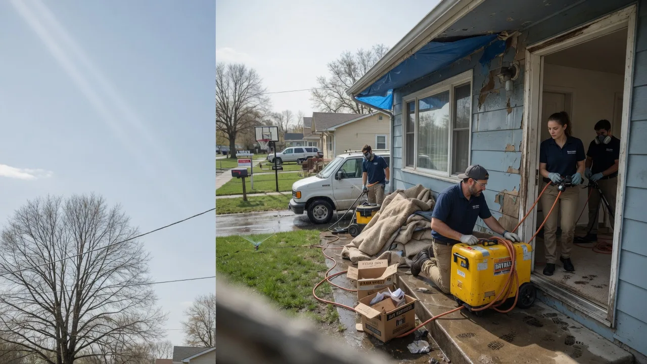 Basement Flood Cleanup in Plympton, MA near me